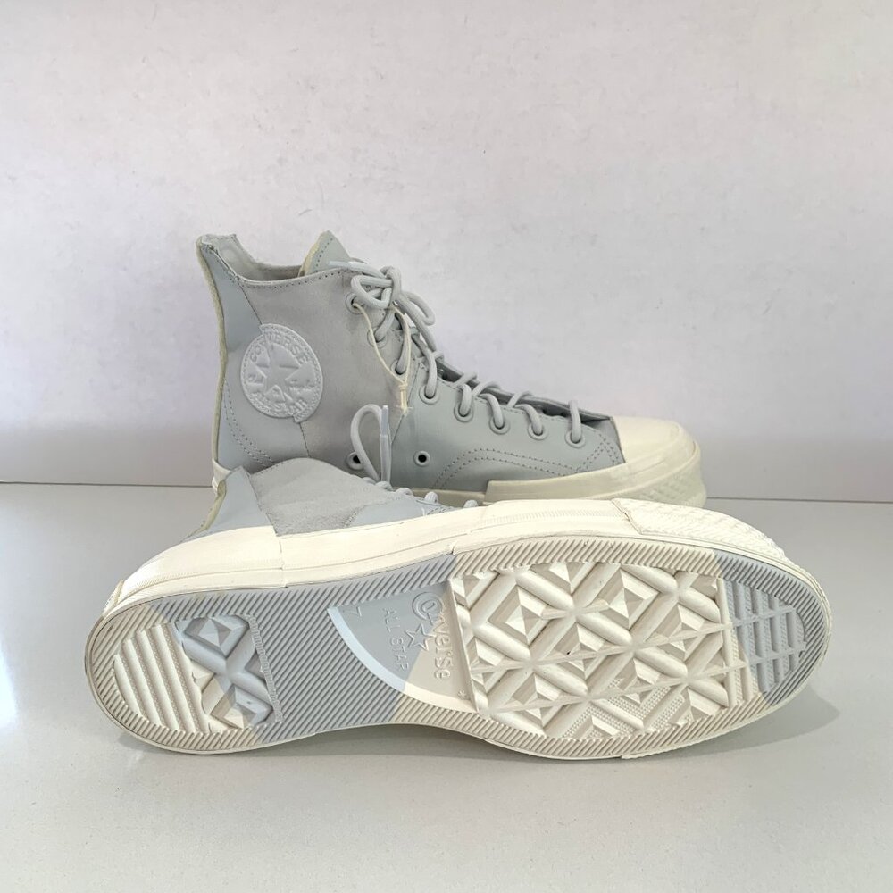 Converse Chuck 70 Plus All Star Mixed Material Platform Sneakers High Top Size 9 - Picture 6 of 9